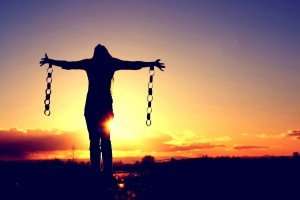 It sure feels good to break free. Especially out in the open air at sunset.